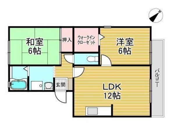 フォンテーヌIIの物件間取画像